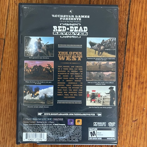 PS2 RED DEAD REVOLVER game - previously owned - Good Condition - Picture 2 of 4